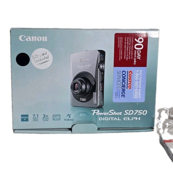 Canon Other - Canon PowerShot Digital ELPH Silver SD750 Digital Camera Battery Charger SD